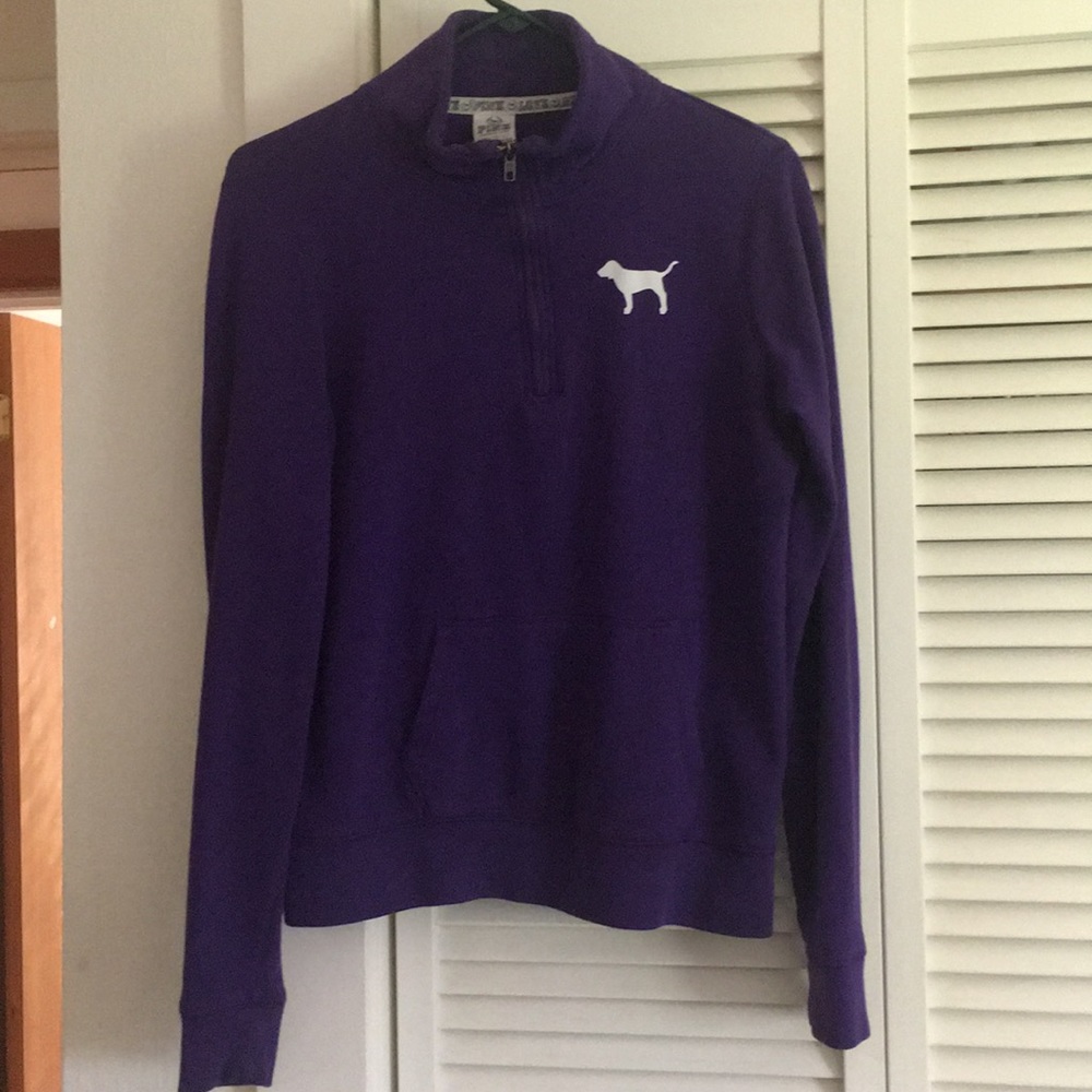 PINK Quarterzip XS in Purple!
